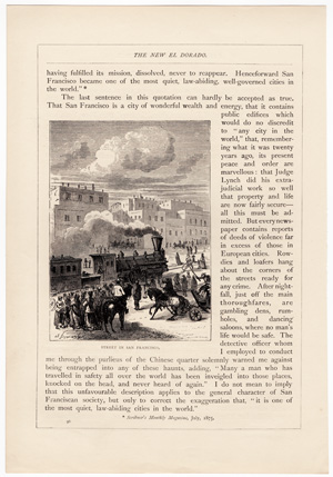 San Francisco, 1849 / A Street in San Francisco